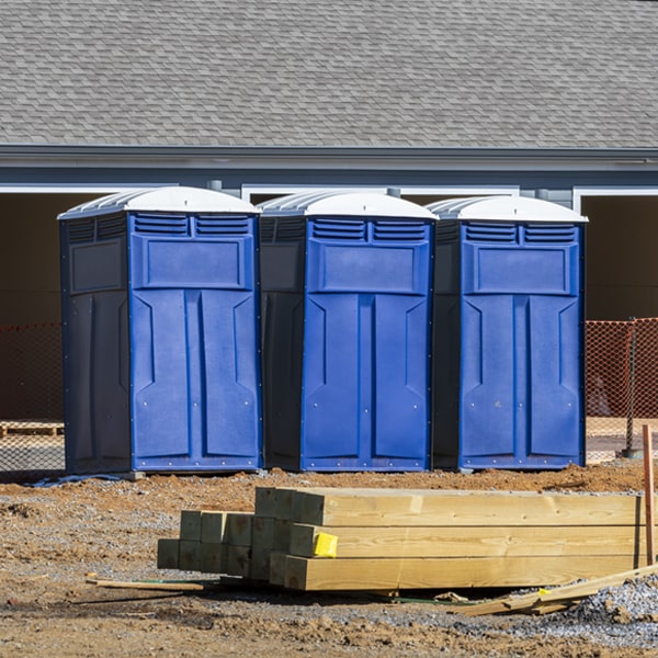 how do you ensure the portable restrooms are secure and safe from vandalism during an event in Abercrombie ND